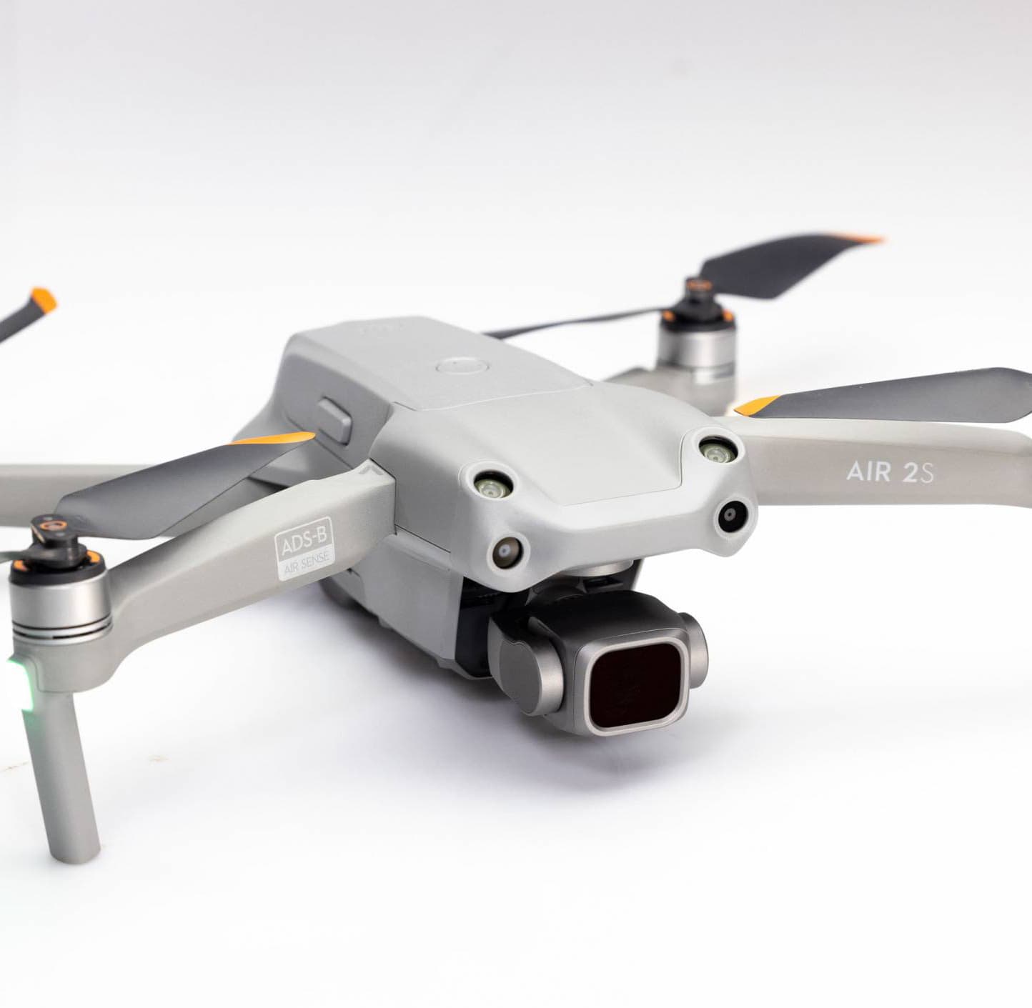 Aerial survey site with checkpoint markers